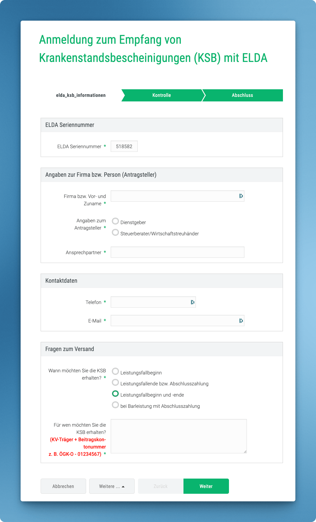 Anleitung: Einrichtung in wenigen Schritten
