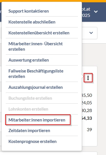 2. Stammdatenimport über CSV oder Excel – einfach, transparent und nachvollziehbar