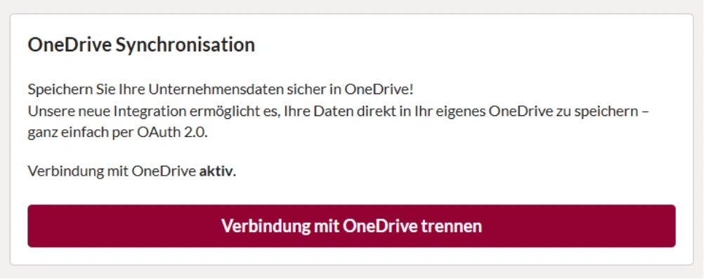 So deaktivieren Sie die OneDrive Synchronisation